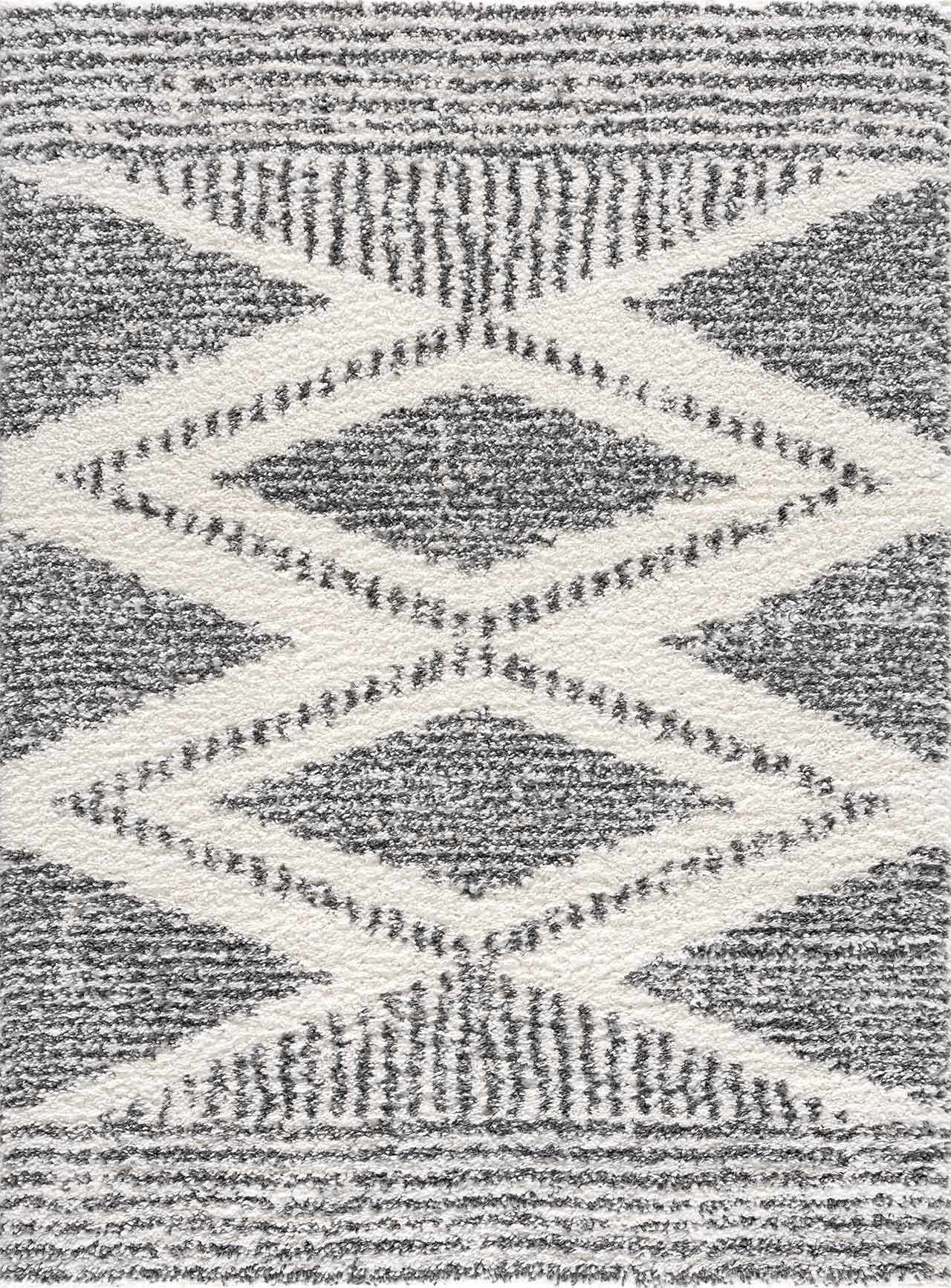 Trundo Plush Area Rug  Machine Woven  Transitional Bohemian