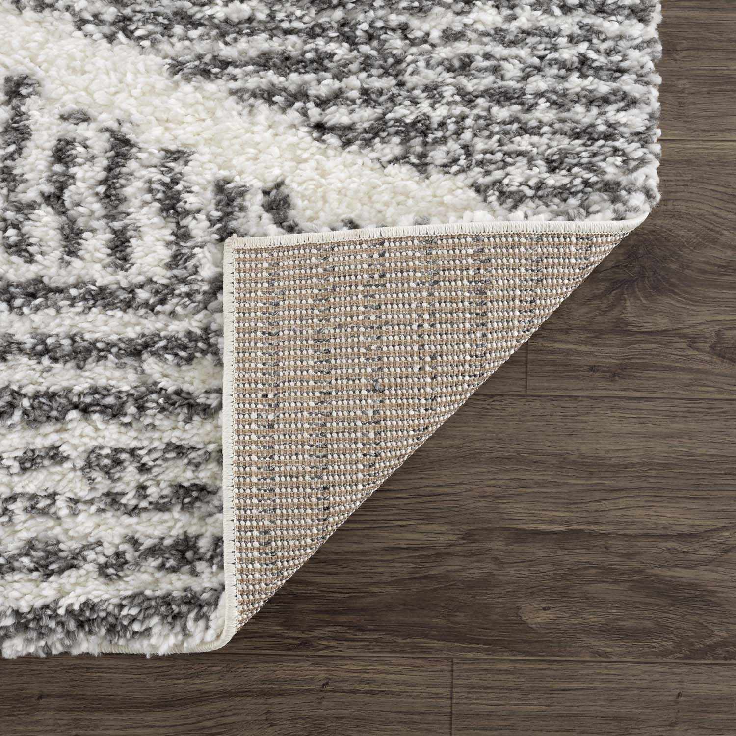 Trundo Plush Area Rug  Machine Woven  Transitional Bohemian
