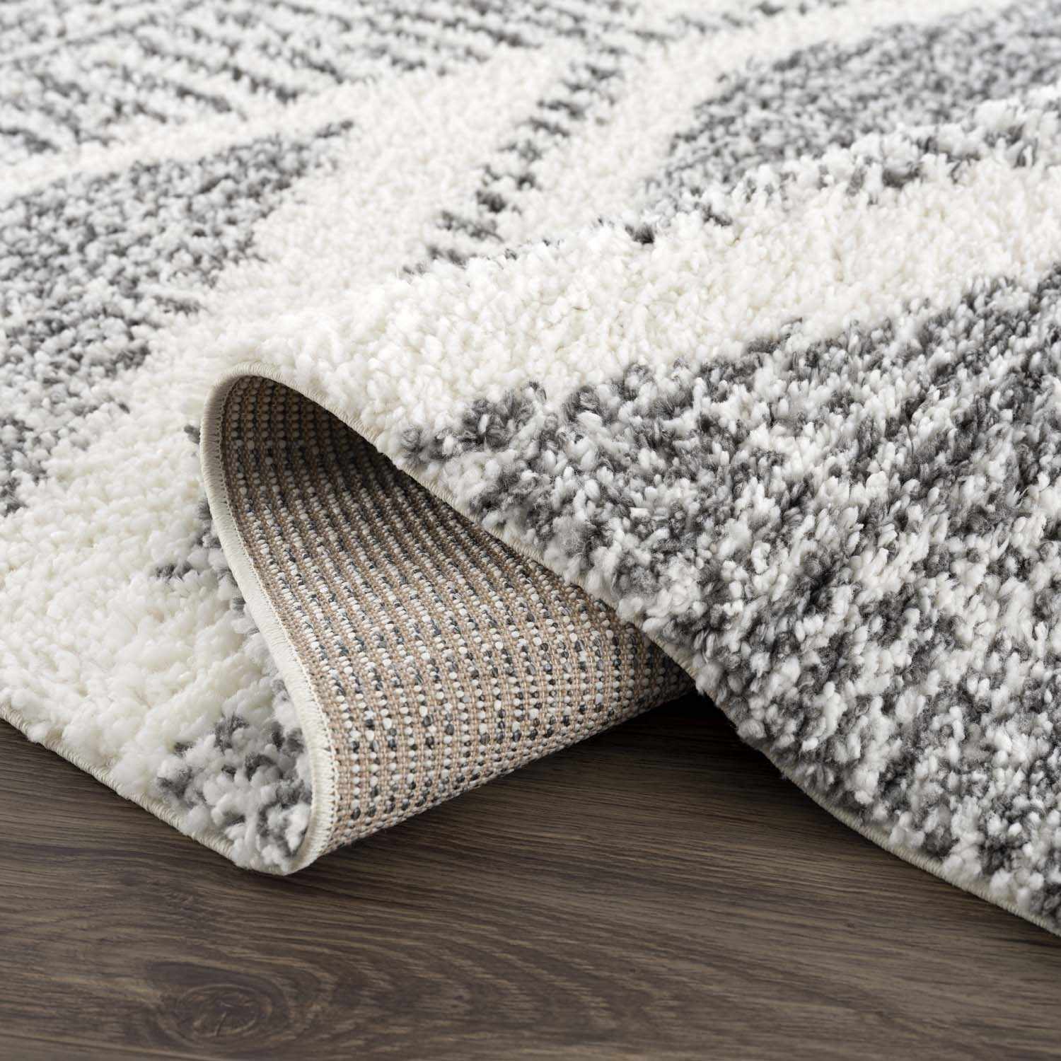 Trundo Plush Area Rug  Machine Woven  Transitional Bohemian