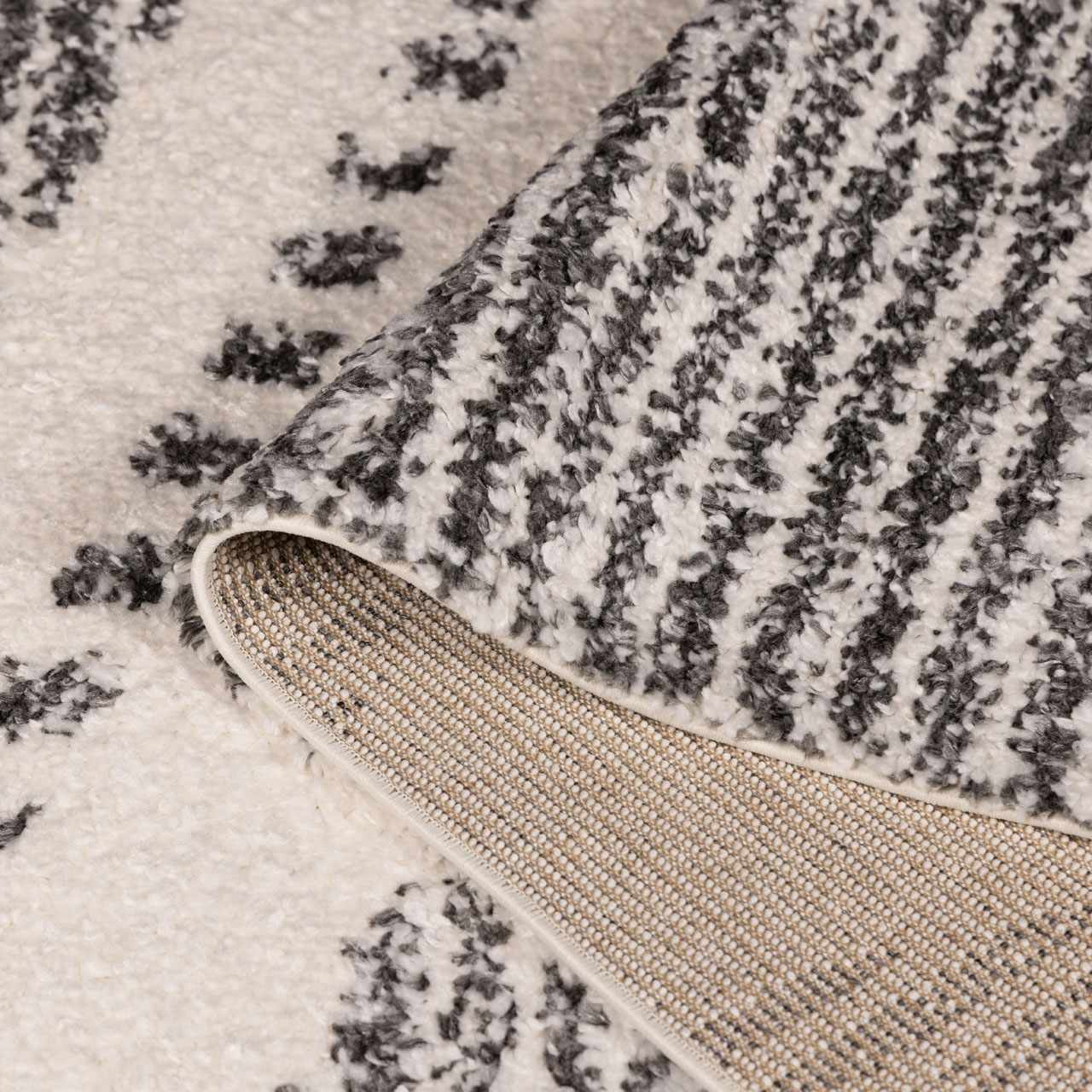 Trundo Plush Area Rug  Machine Woven  Transitional Bohemian