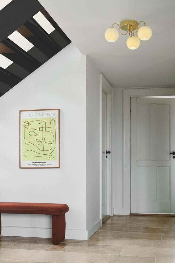 Felicity Ceiling Light | Handcrafted Glass, Vintage Design