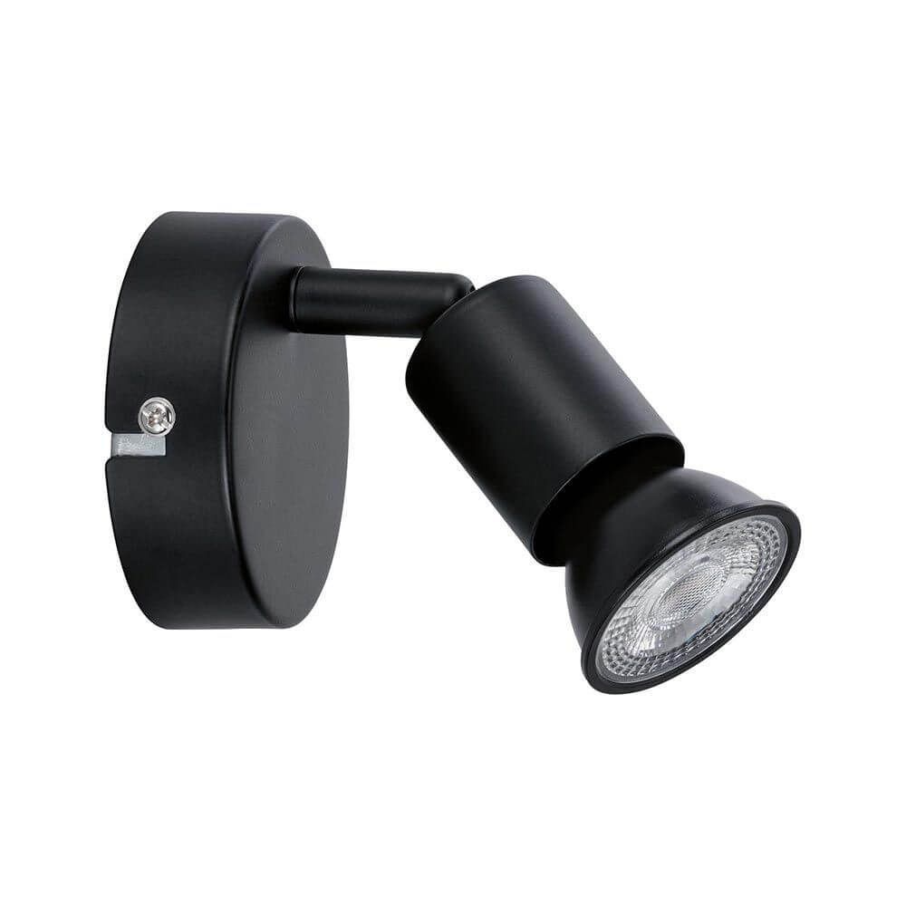 Cleo Spotlight | Adjustable Black Matte Design, GU10 Compatible