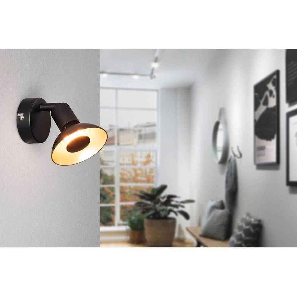 Cleo Spotlight | Adjustable Black Matte Design, GU10 Compatible