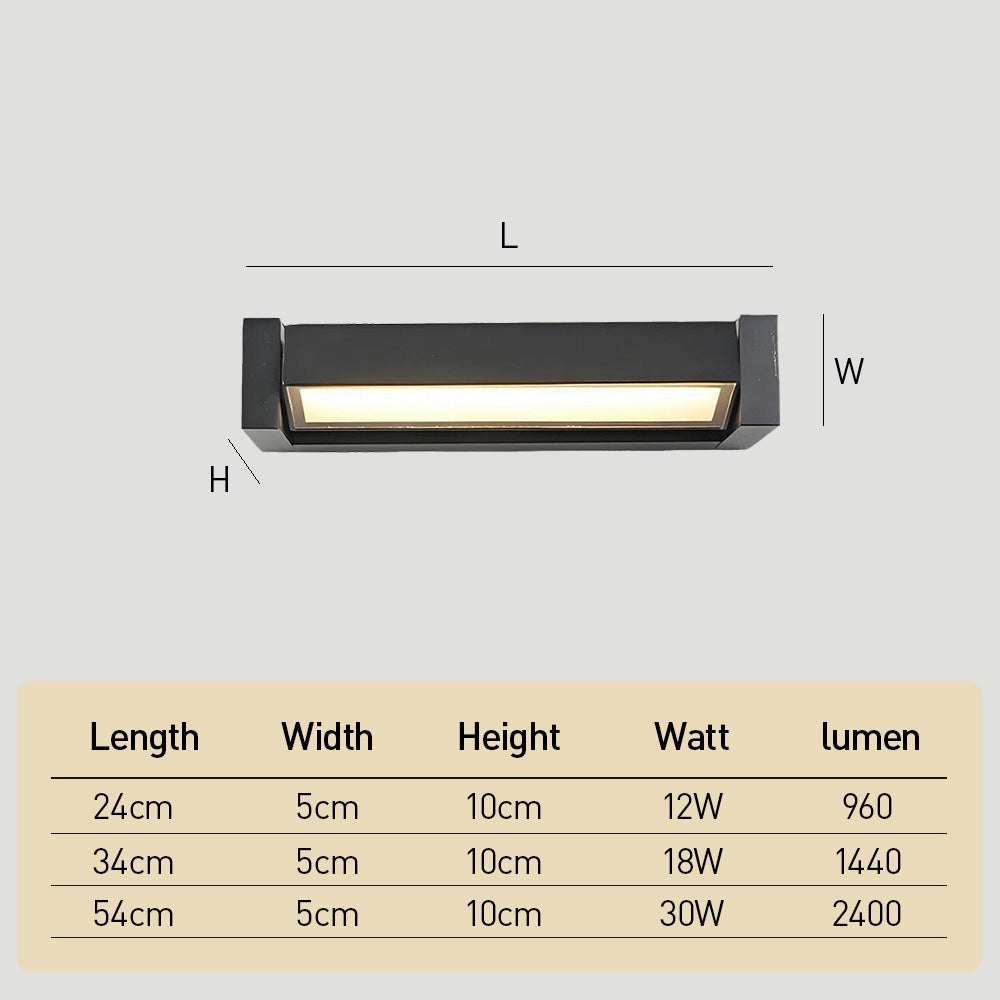 Belo LED Buitenwandlamp | Modern Design, IP65 Waterdicht