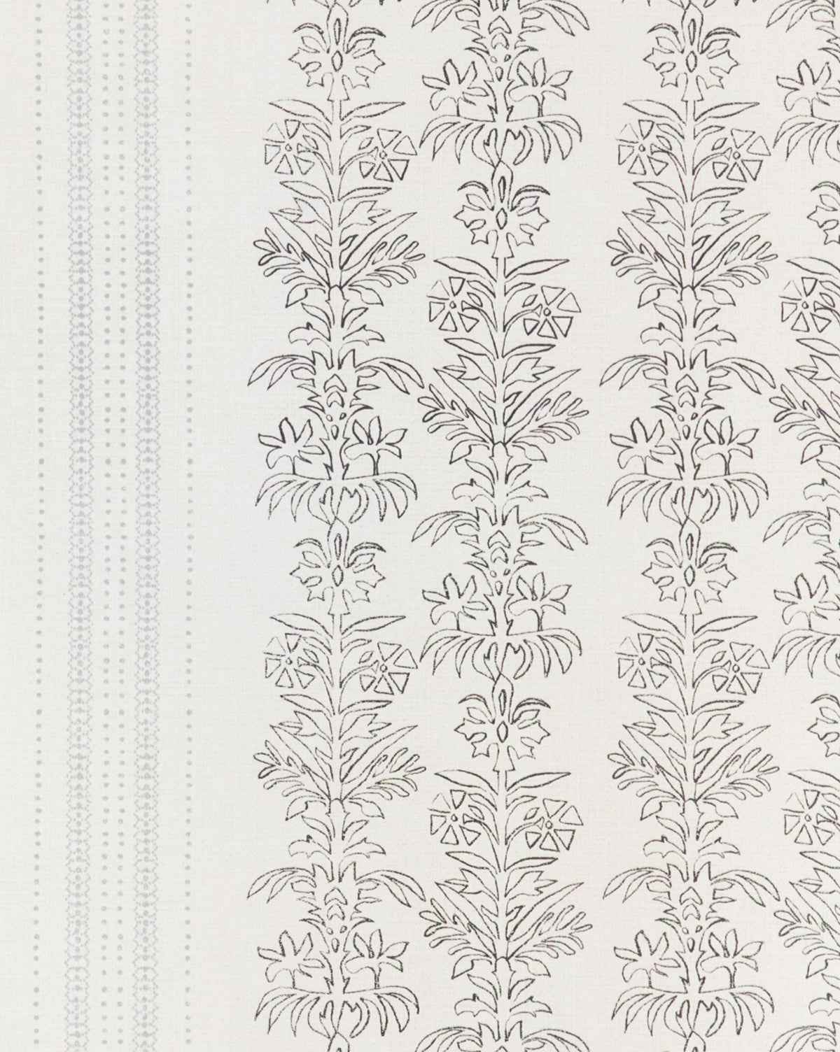 Demi Floral Stripe Wallpaper  High-Quality Matte Paper