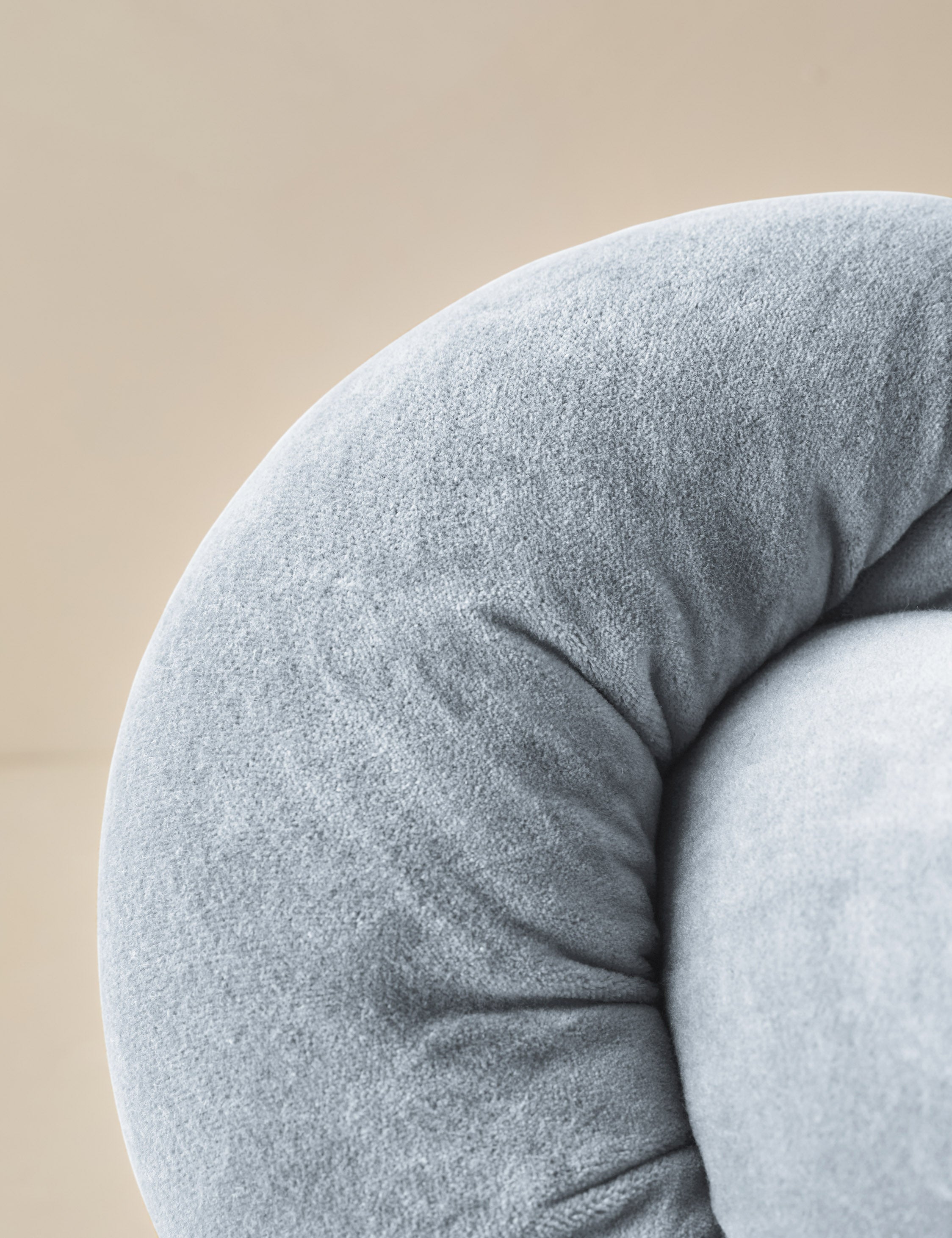 Dewey Velvet Pillow | Knotted Design, Chic Accent for Modern Decor
