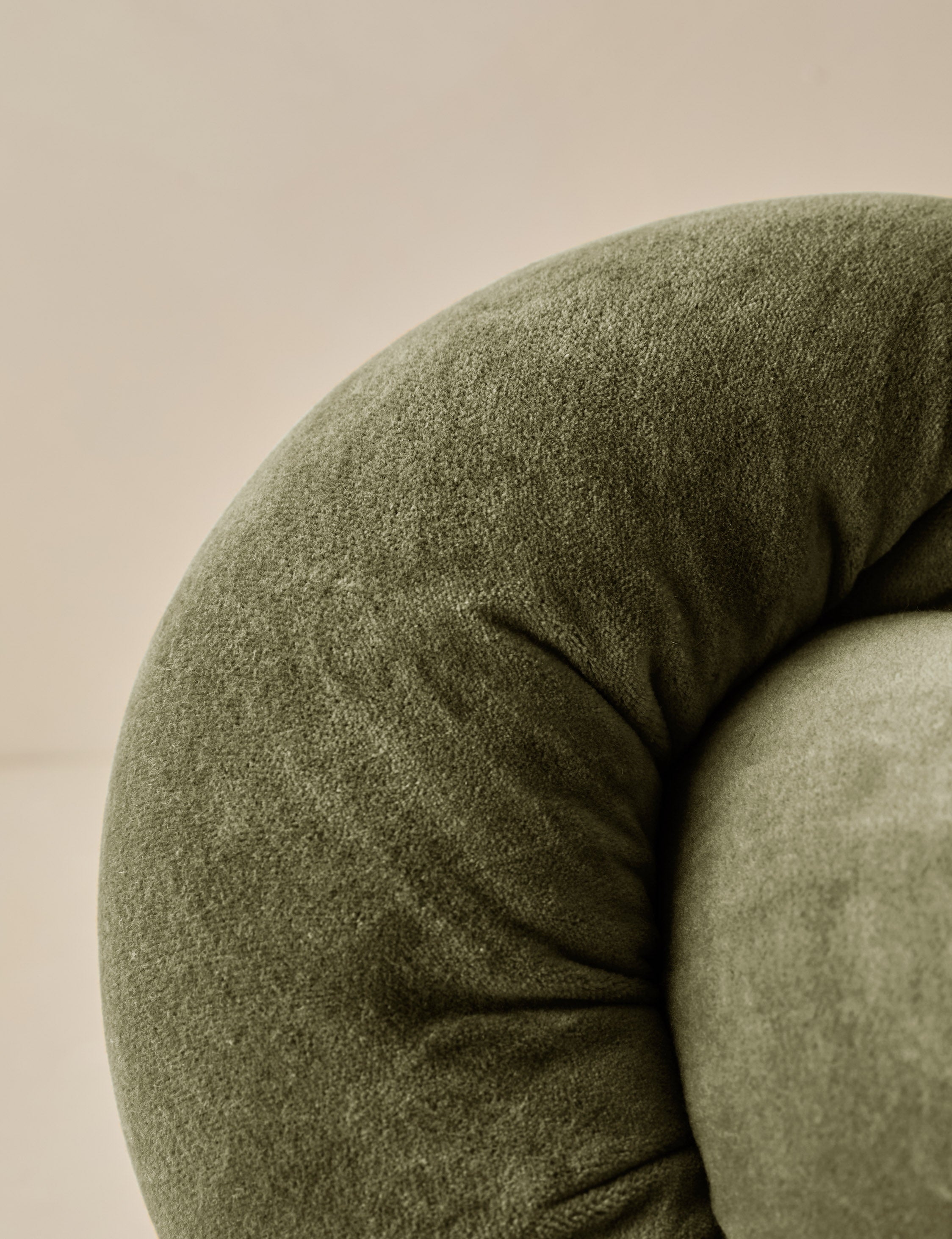 Dewey Velvet Pillow | Knotted Design, Chic Accent for Modern Decor