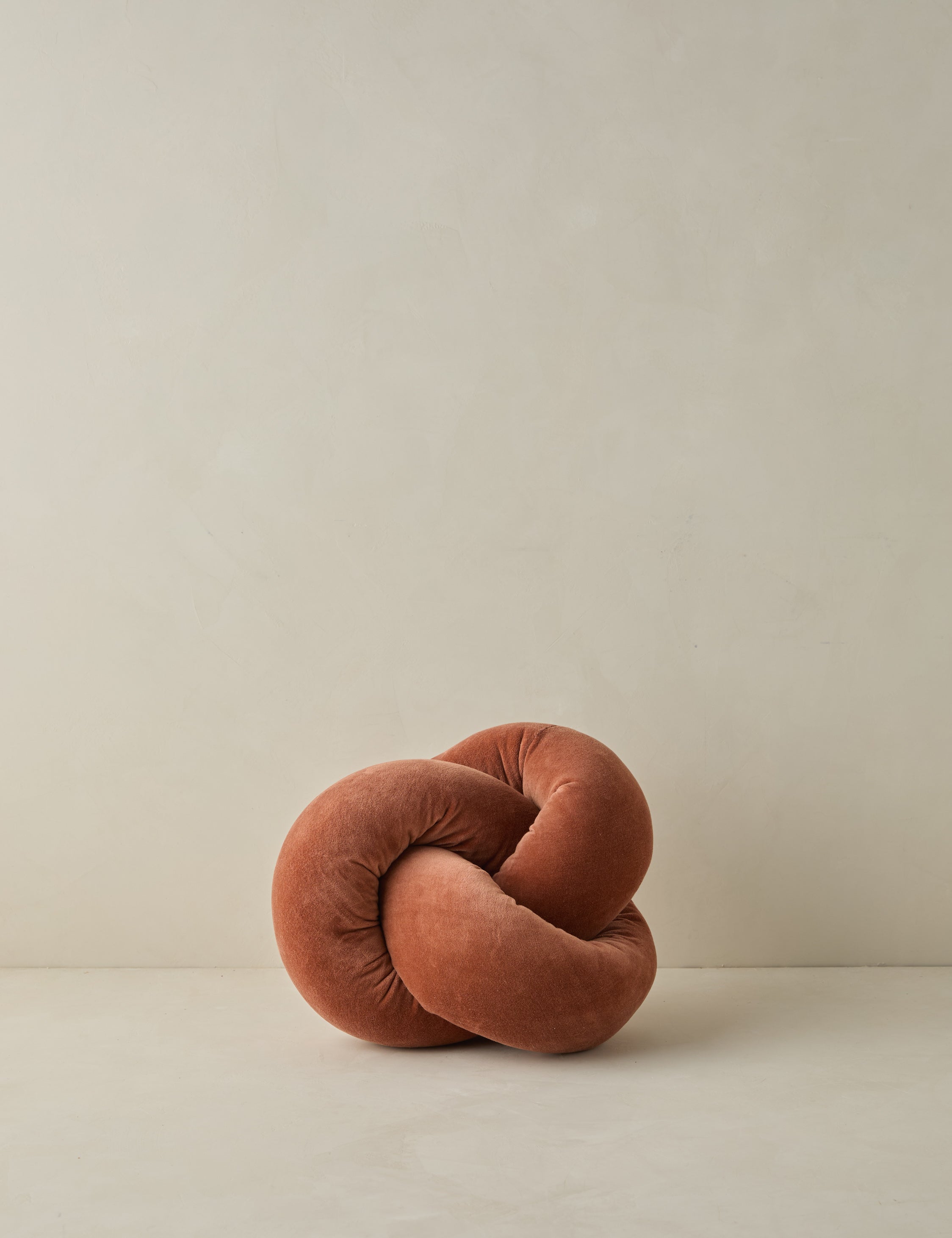 Dewey Velvet Pillow | Knotted Design, Chic Accent for Modern Decor
