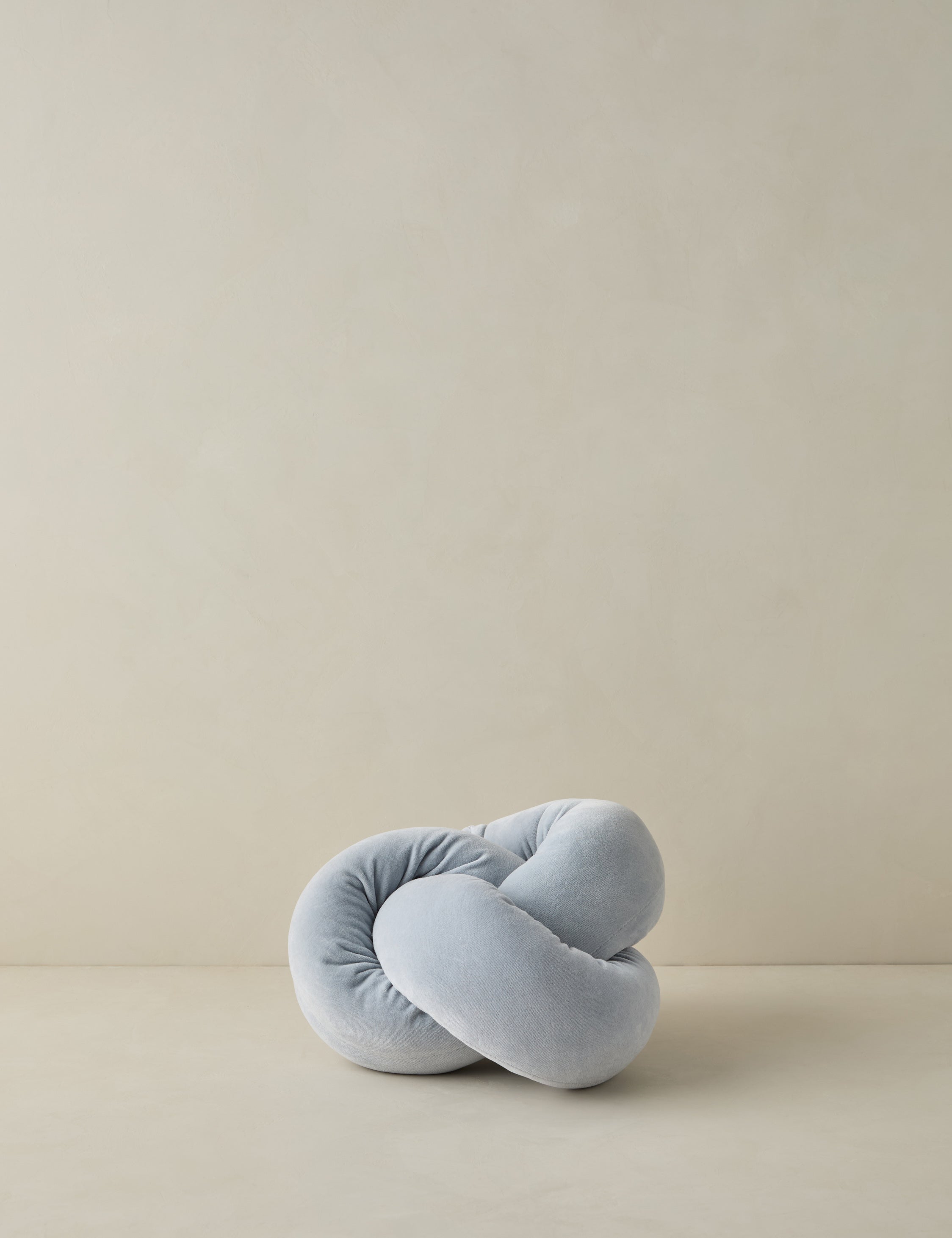 Dewey Velvet Pillow | Knotted Design, Chic Accent for Modern Decor