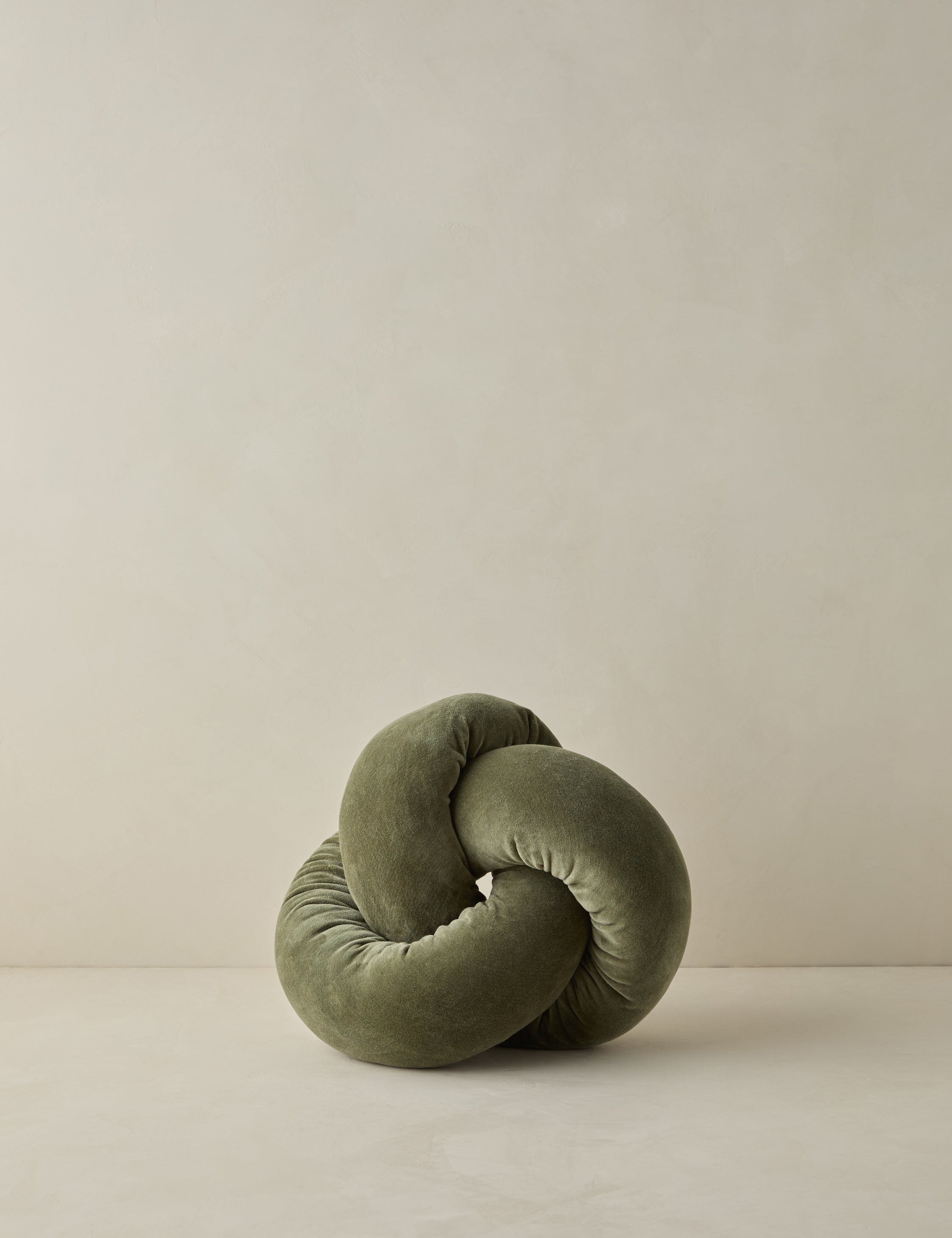 Dewey Velvet Pillow | Knotted Design, Chic Accent for Modern Decor