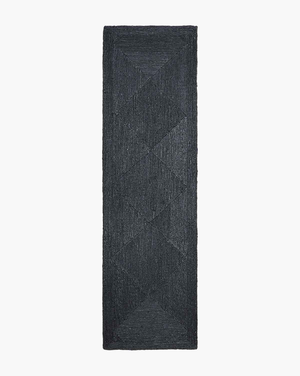 Bela Diamond Braided Jute Rug  Hand-Woven Natural Fiber