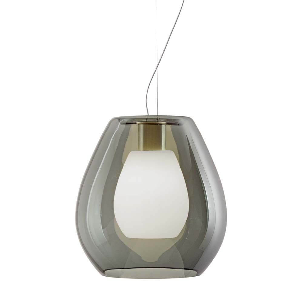 Bela Pendant Lamp | 2-Bulb E27 Socket, Mouth-Blown Glass Shade