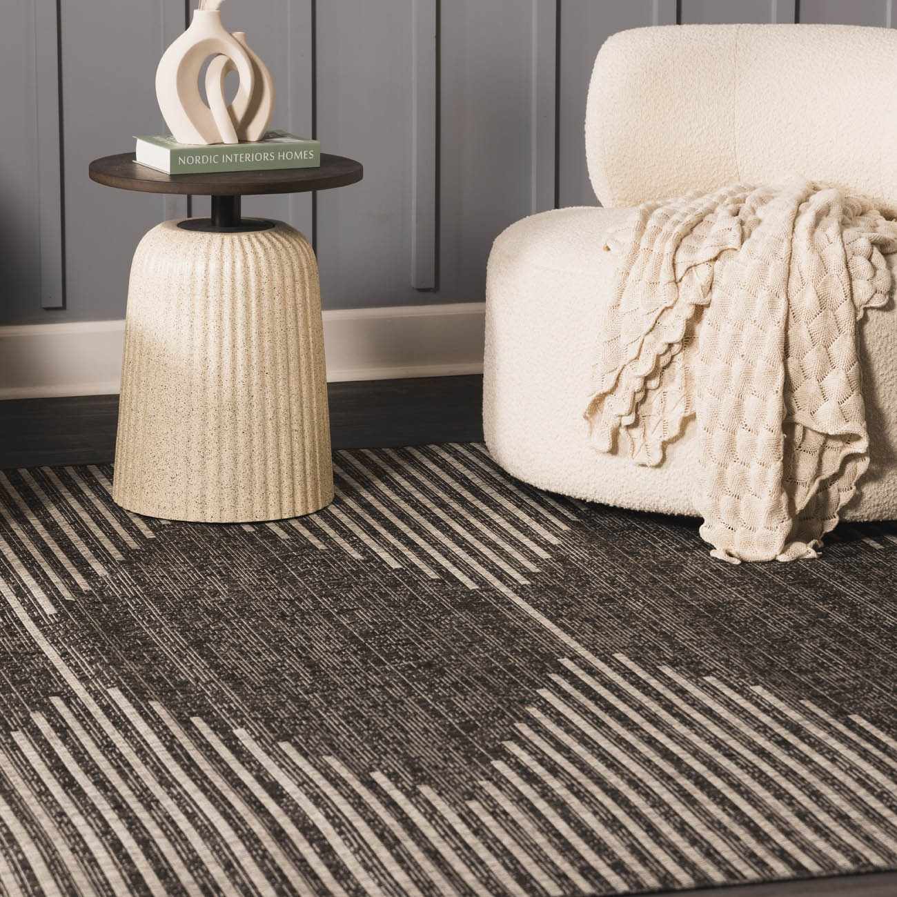 Sierra Outdoor Area Rug  Machine Woven, Easy to Clean