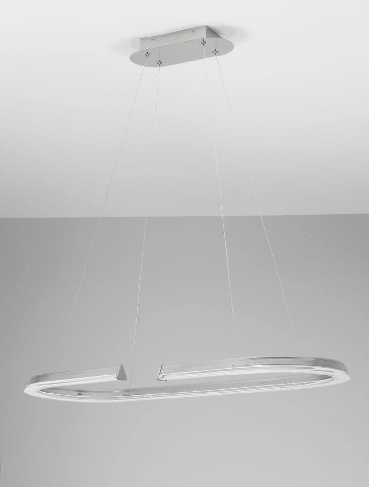 Elmo LED Pendant Light | Dimmable, Aluminum, 3500K Chrome