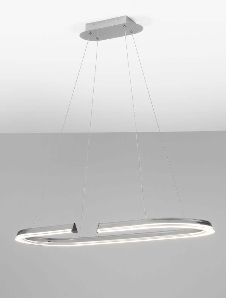 Elmo LED Pendant Light | Dimmable, Aluminum, 3500K Chrome