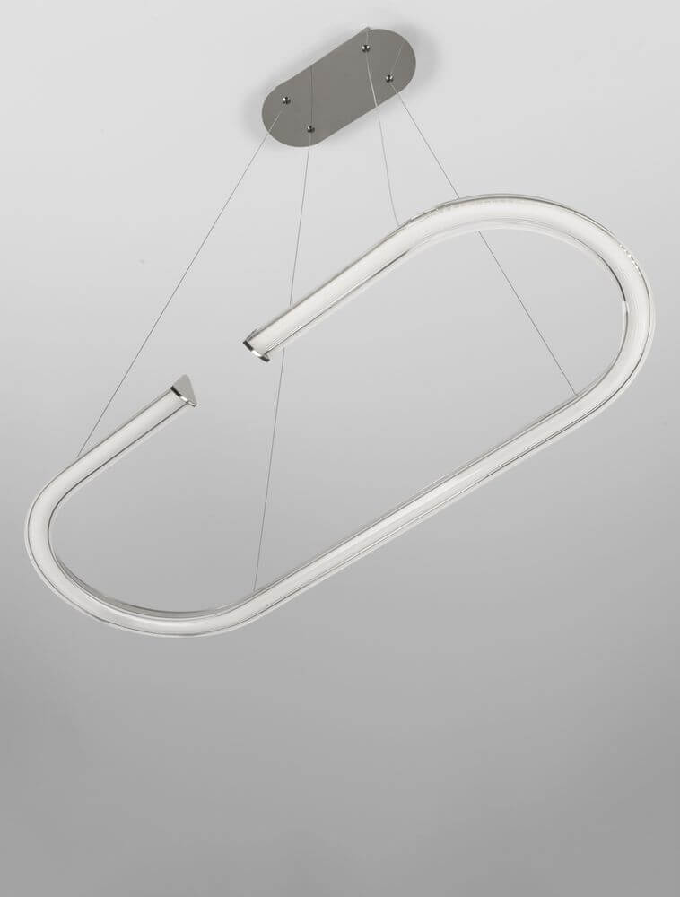 Elmo LED Pendant Light | Dimmable, Aluminum, 3500K Chrome
