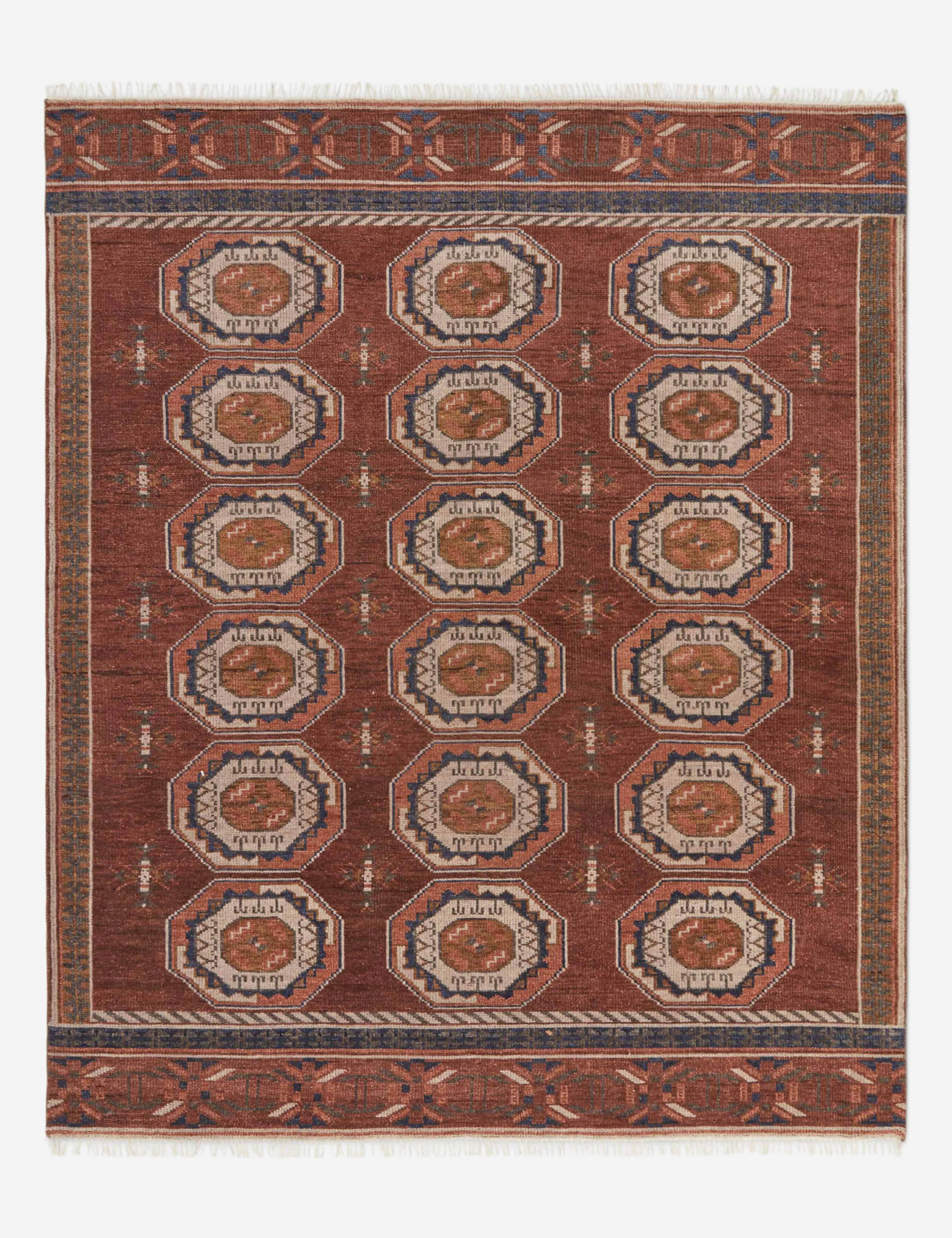 Elysian Hand-Knotted Wool Rug | Traditional Motifs, Artisan-Made
