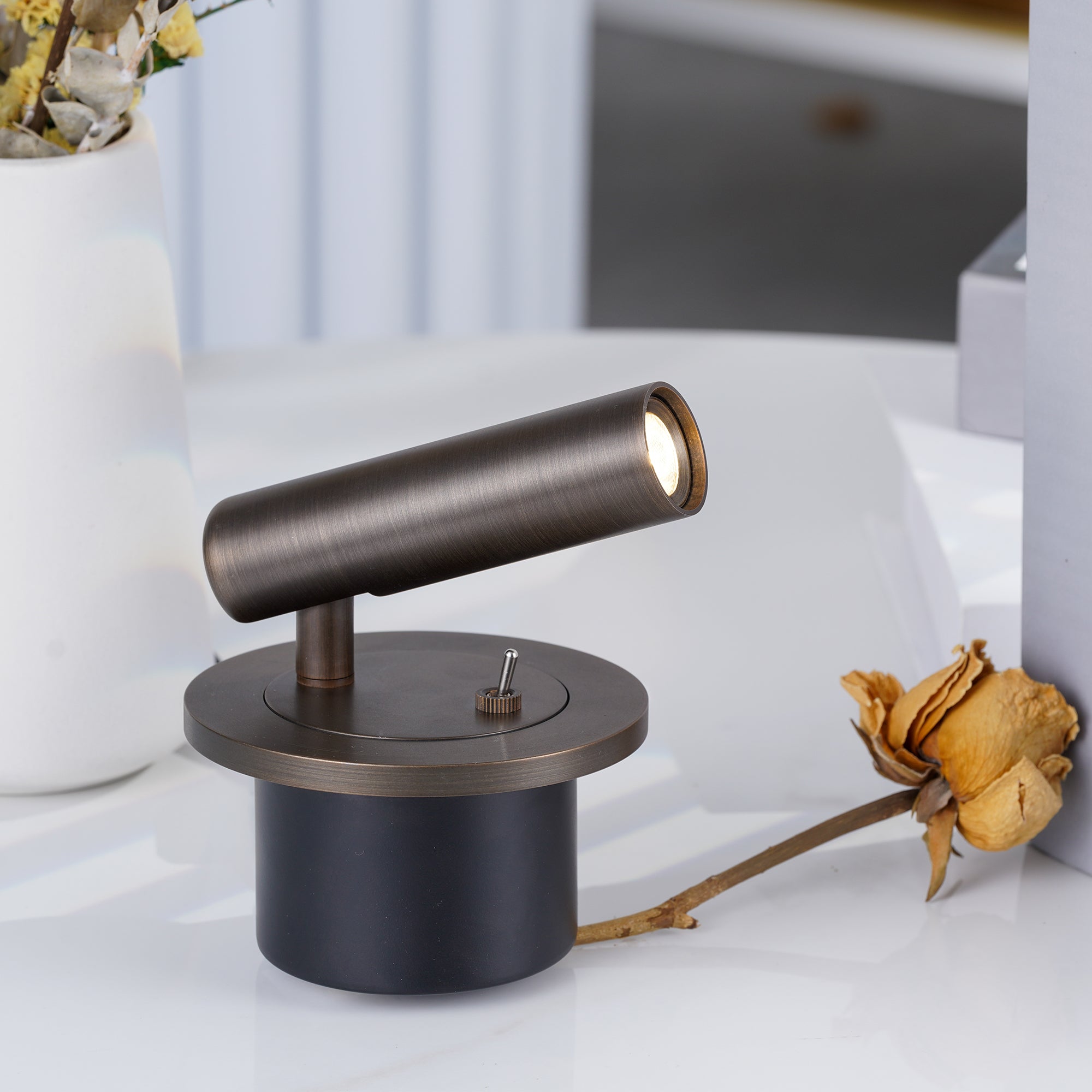 Luno LED Wandlamp | Verstelbare Spot, Warm Licht 3000K
