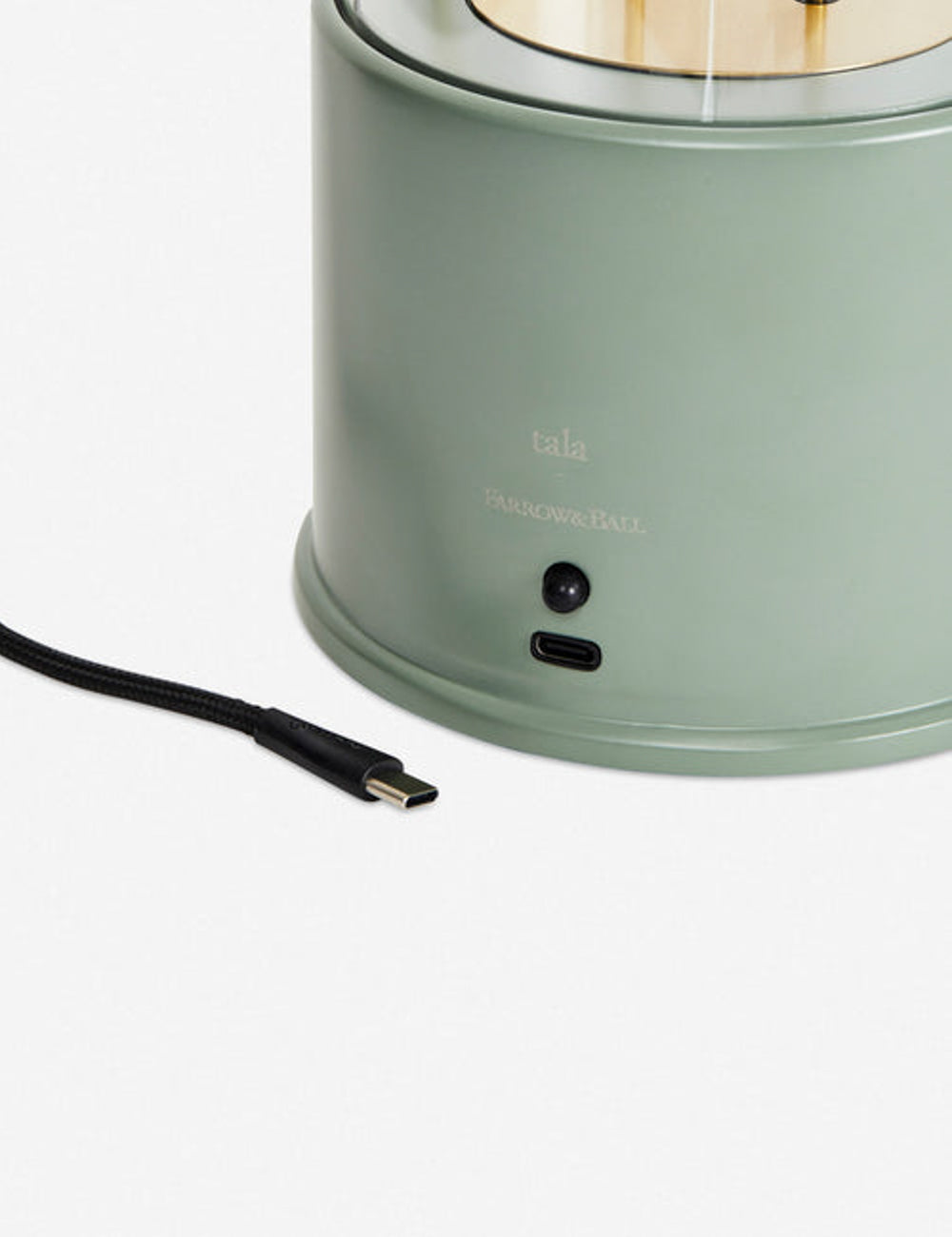 Bello Table Lamp | Brass Handle, Wireless Charging