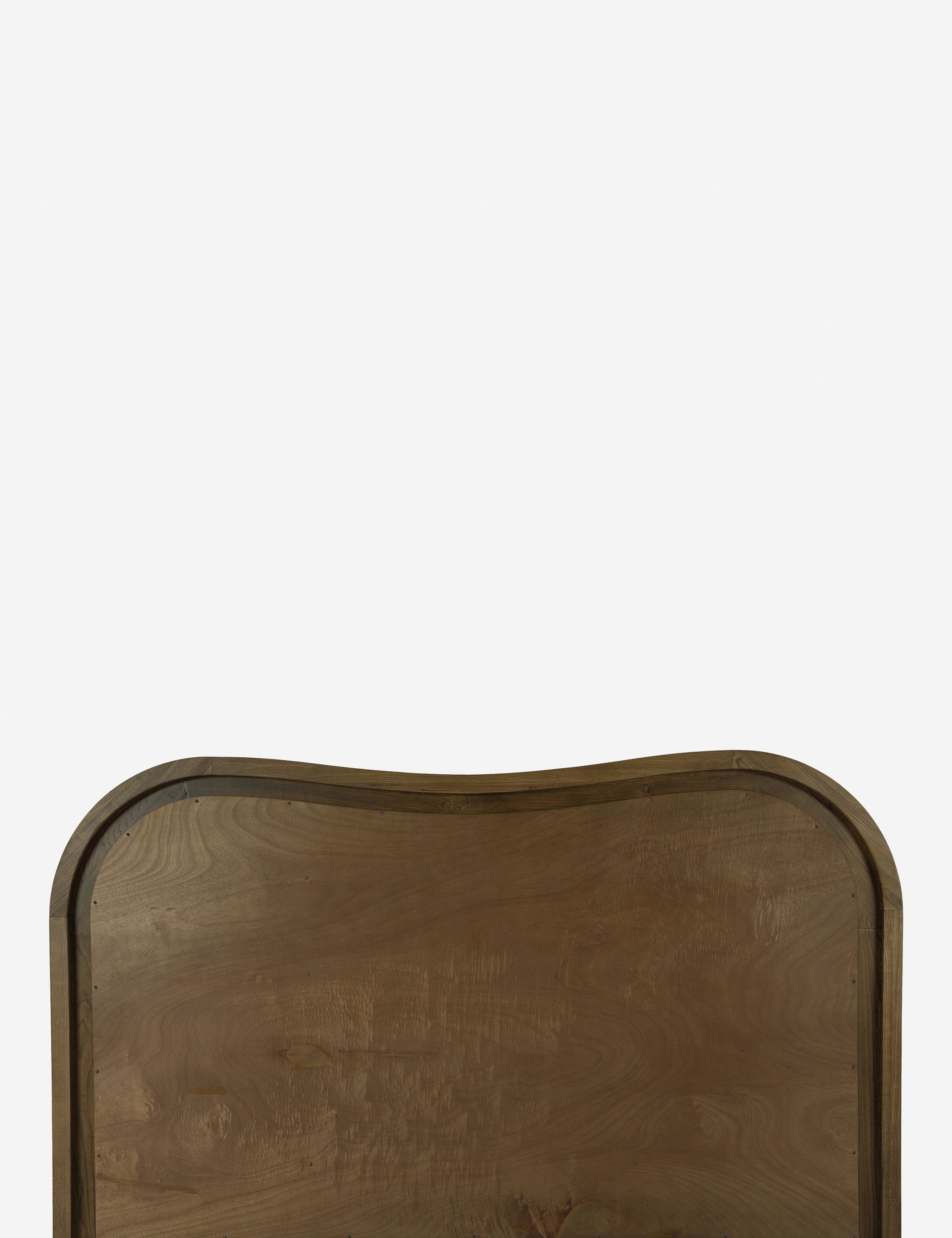 Gavril Platform Bed | Solid Ash Border, Upholstered Headboard
