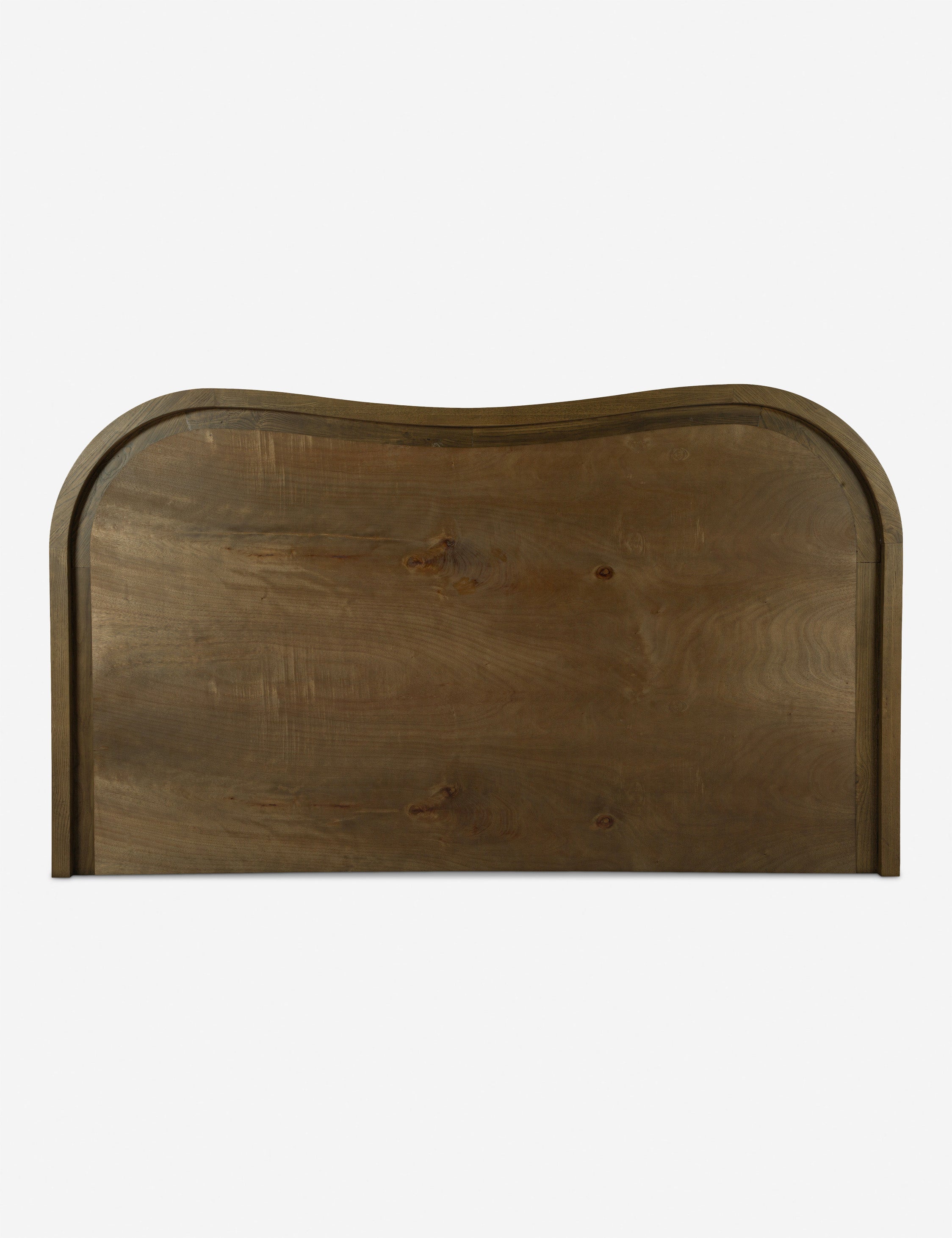 Gavril Platform Bed | Solid Ash Border, Upholstered Headboard