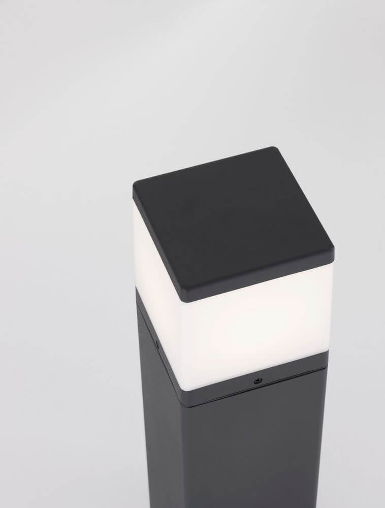 Ferro Outdoor Bollard Light | IP65 Waterproof, Dark Gray