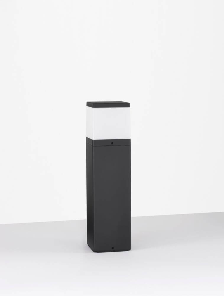 Ferro Outdoor Bollard Light | IP65 Waterproof, Dark Gray
