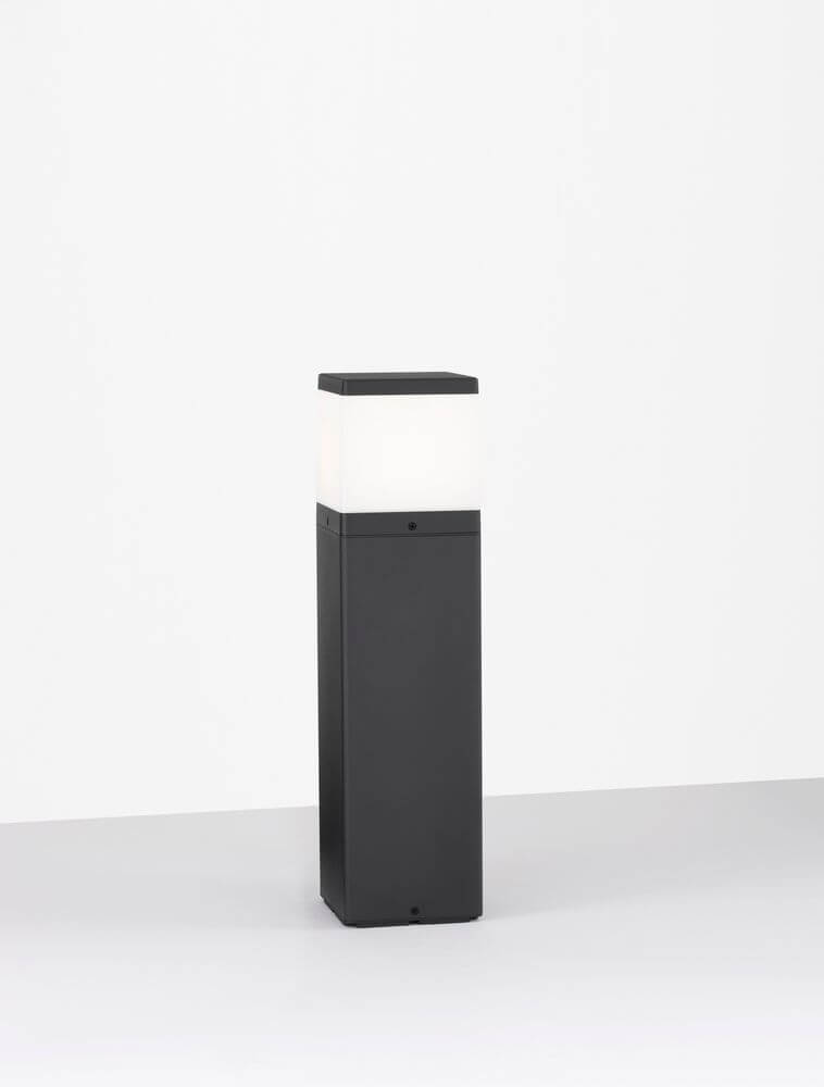 Ferro Outdoor Bollard Light | IP65 Waterproof, Dark Gray