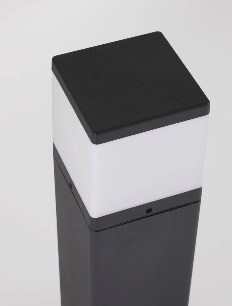 Ferro Outdoor Bollard Light | IP65 Waterproof, Dark Gray