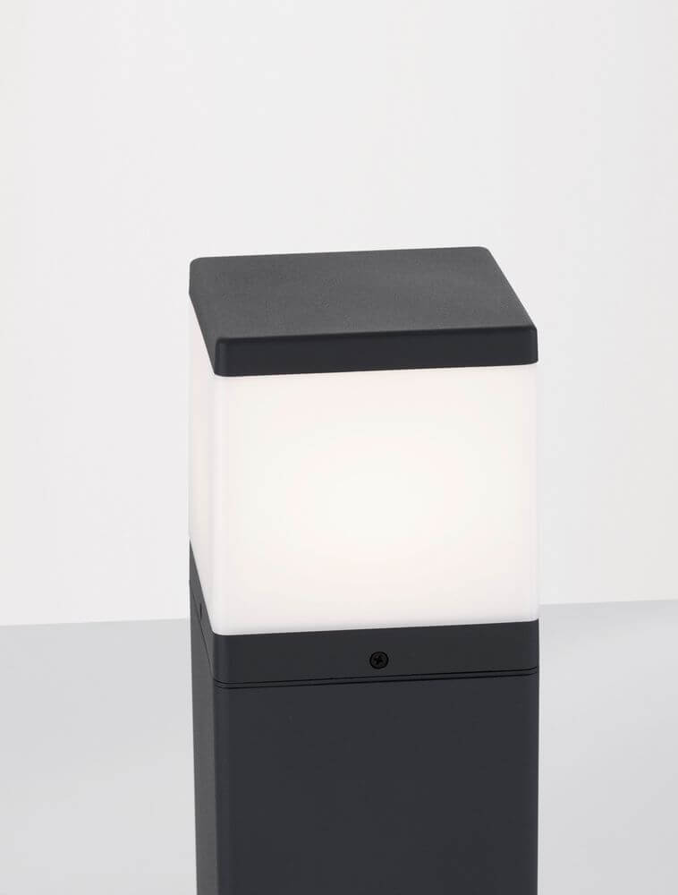 Ferro Outdoor Bollard Light | IP65 Waterproof, Dark Gray