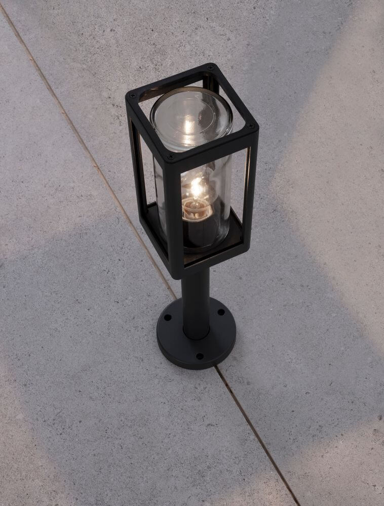 Figo Outdoor Floor Lamp | Dark Gray Aluminum, IP54 Weather-Resistant