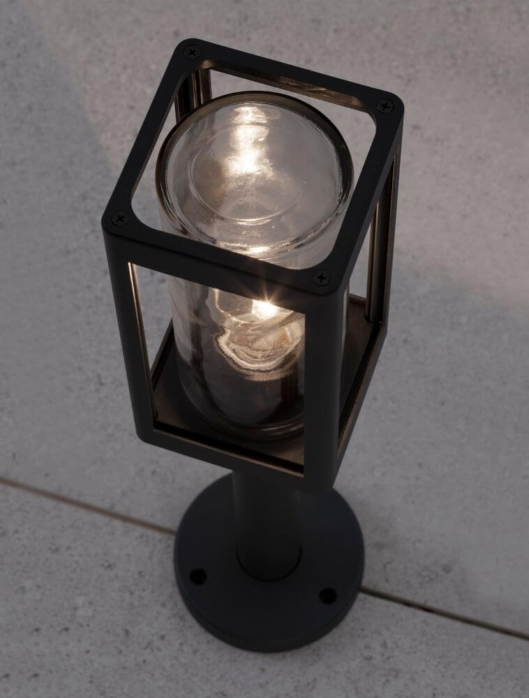 Figo Outdoor Floor Lamp | Dark Gray Aluminum, IP54 Weather-Resistant