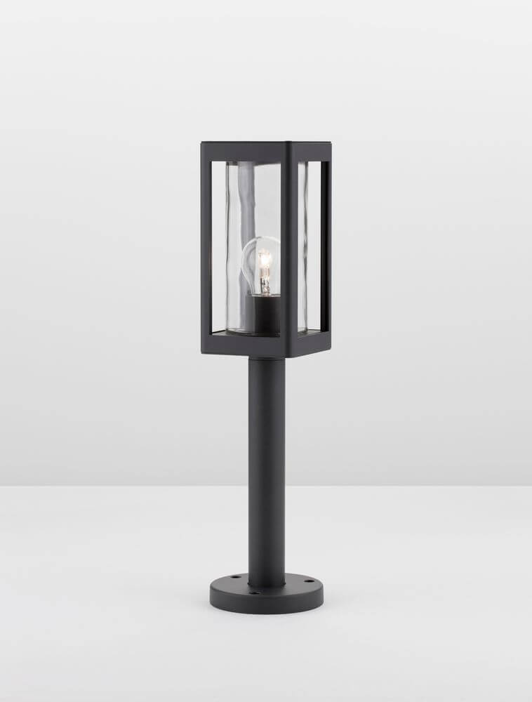 Figo Outdoor Floor Lamp | Dark Gray Aluminum, IP54 Weather-Resistant