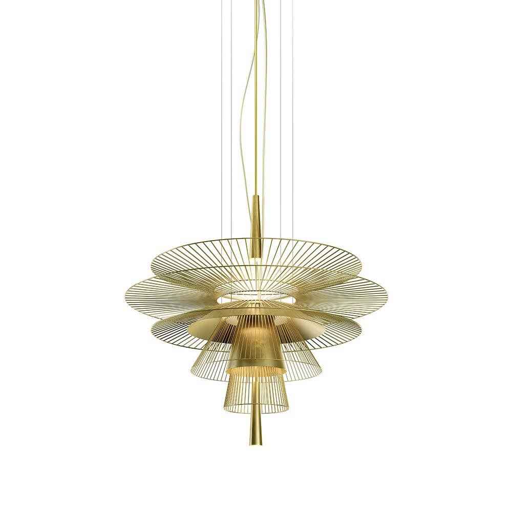 Gravity LED Pendant Light | Metal Rod Design, Warm White Illumination