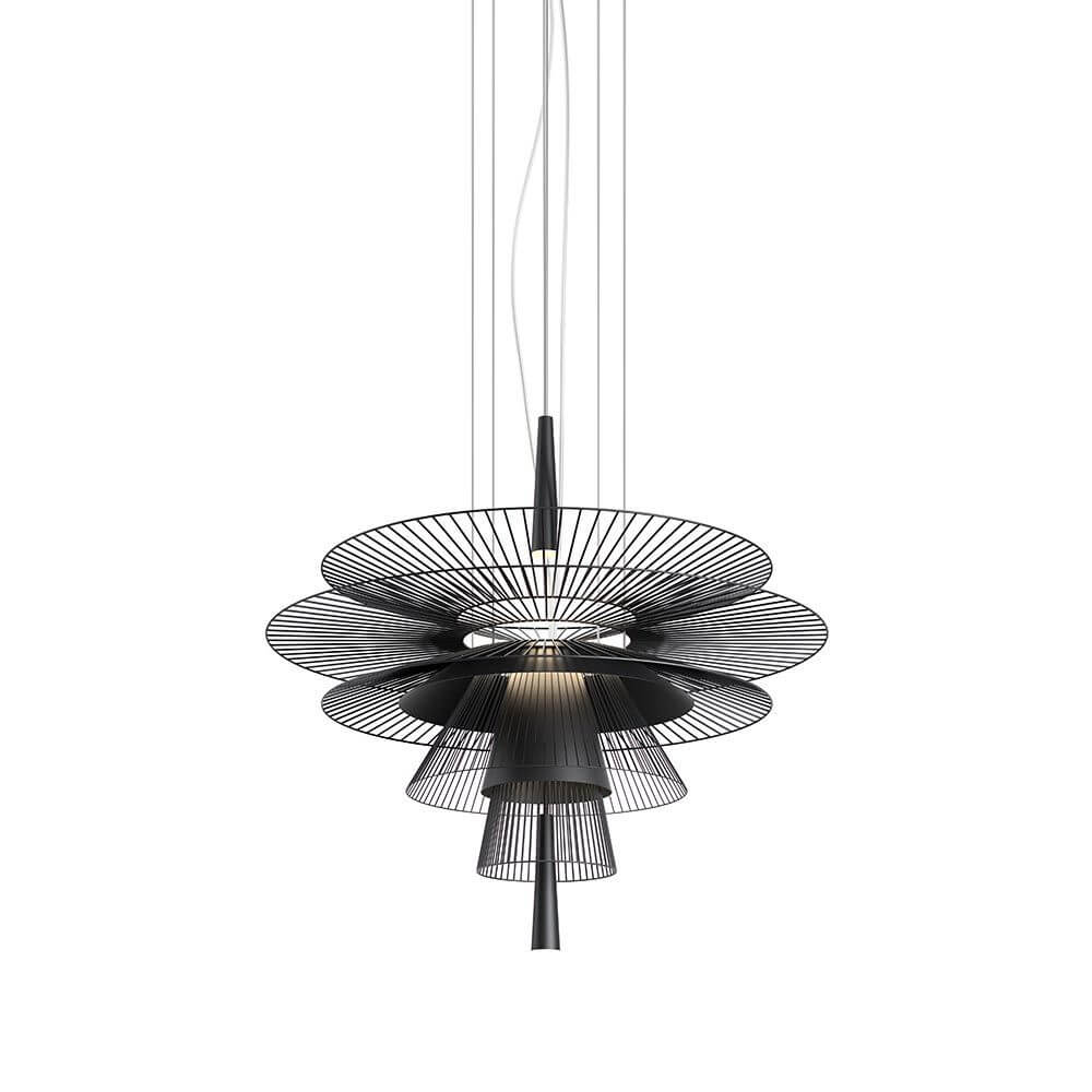 Gravity LED Pendant Light | Metal Rod Design, Warm White Illumination