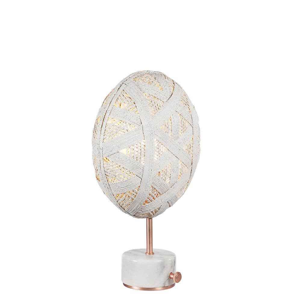 Bello Table Lamp | Hemp Shade, Rotary Dimmer