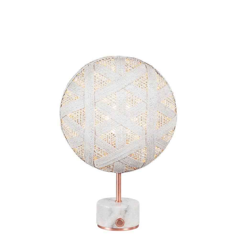 Bello Table Lamp | Hemp Shade, Rotary Dimmer