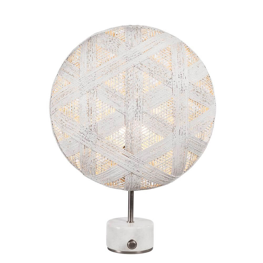 Bello Table Lamp | Hemp Shade, Rotary Dimmer