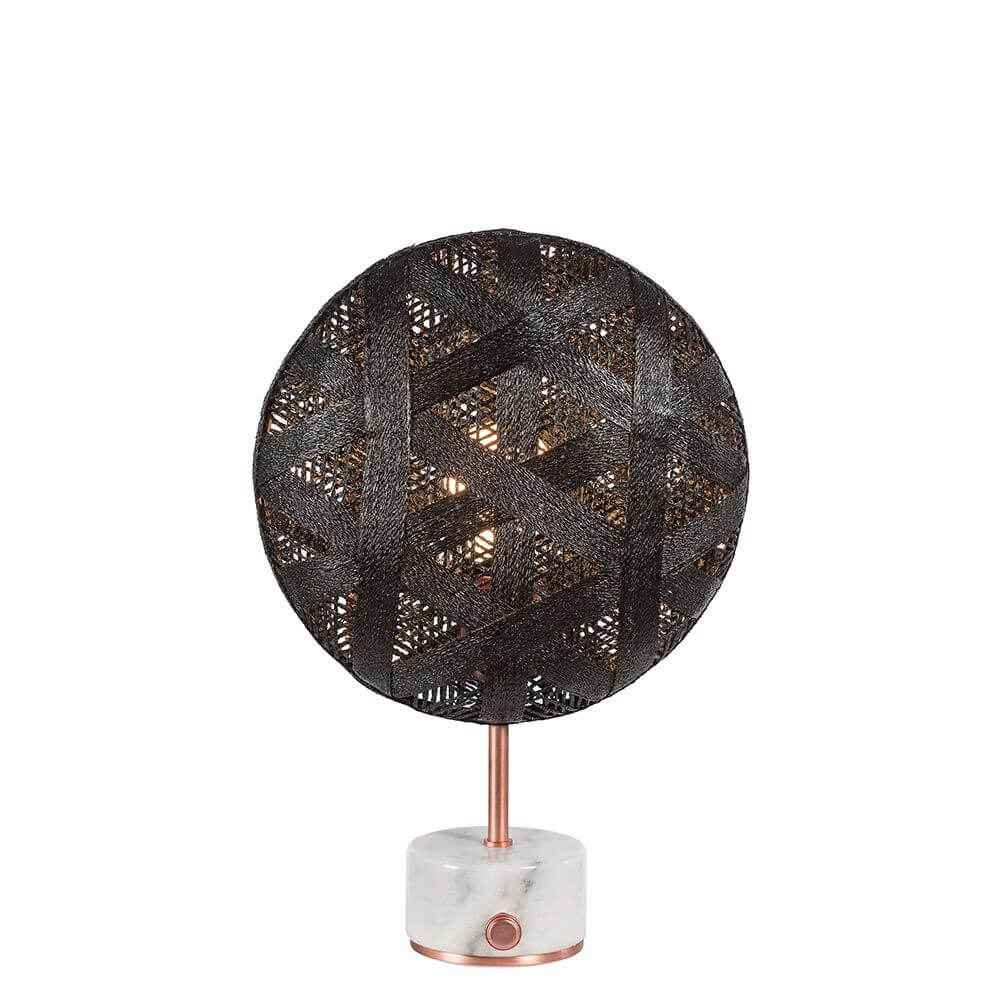 Bello Table Lamp | Hemp Shade, Rotary Dimmer