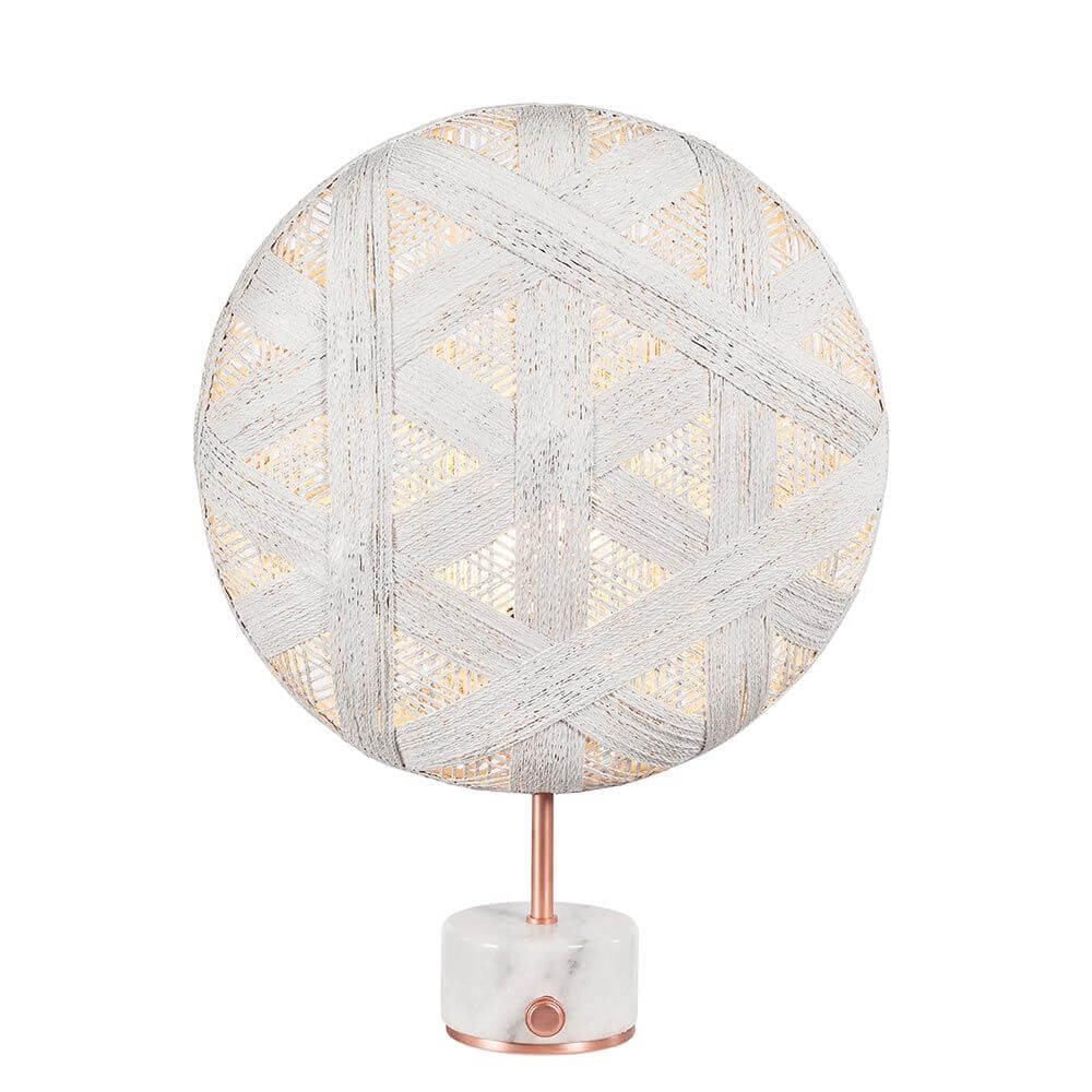 Bello Table Lamp | Hemp Shade, Rotary Dimmer