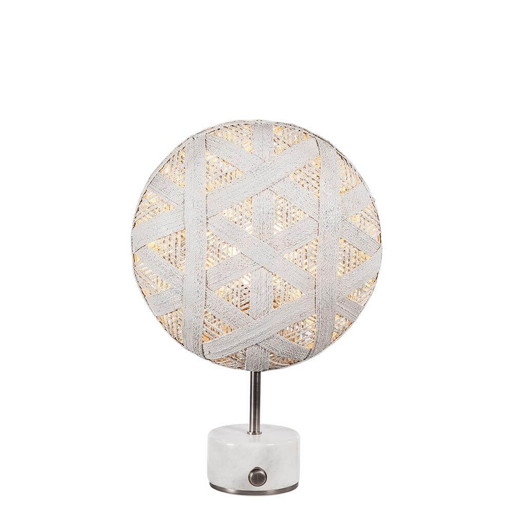 Bello Table Lamp | Hemp Shade, Rotary Dimmer