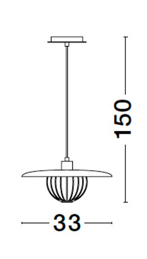 Fable Pendant Lamp | Rust-Free Metal, E27 Socket