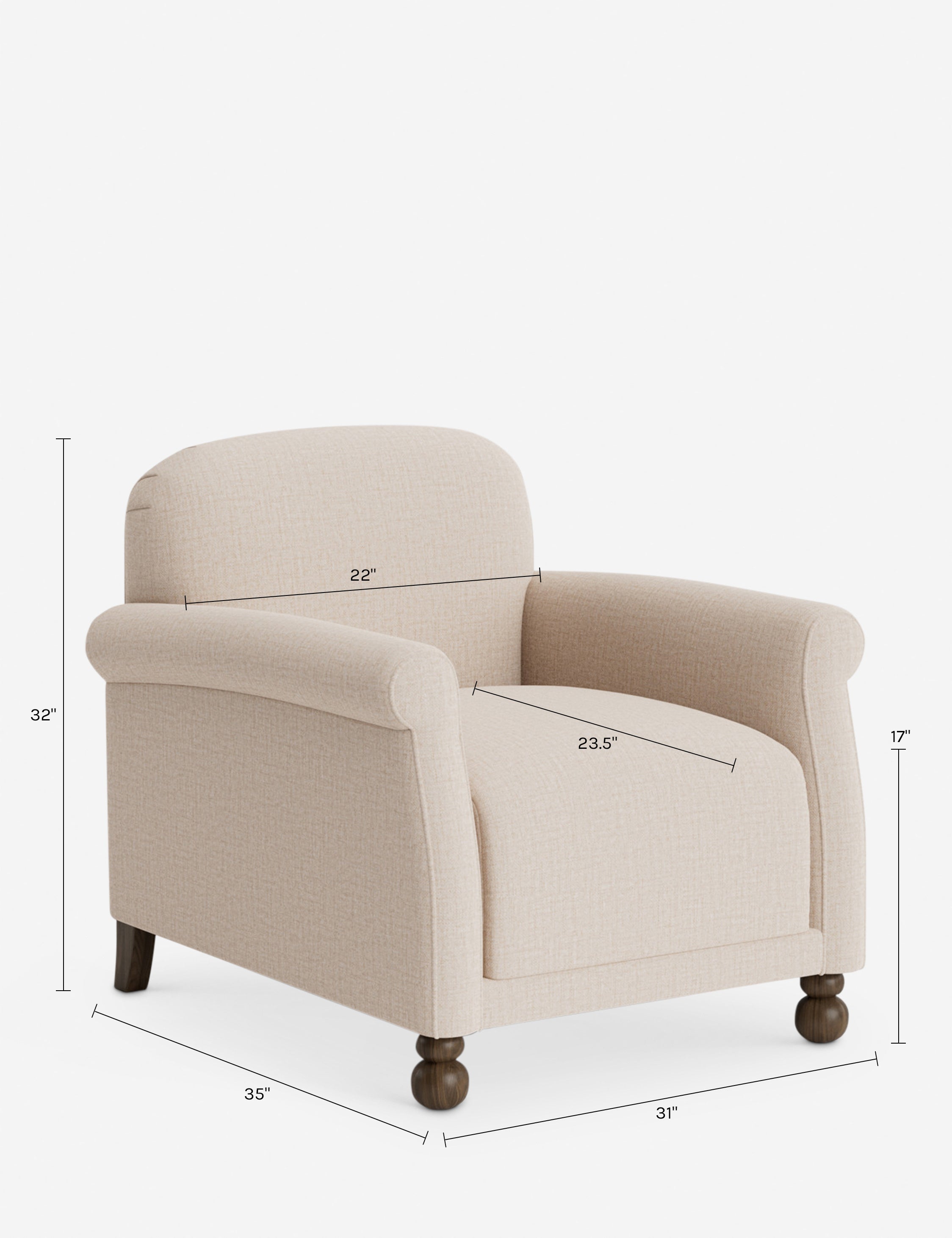 Palo Accent Chair | Custom Upholstery, Traditional Design