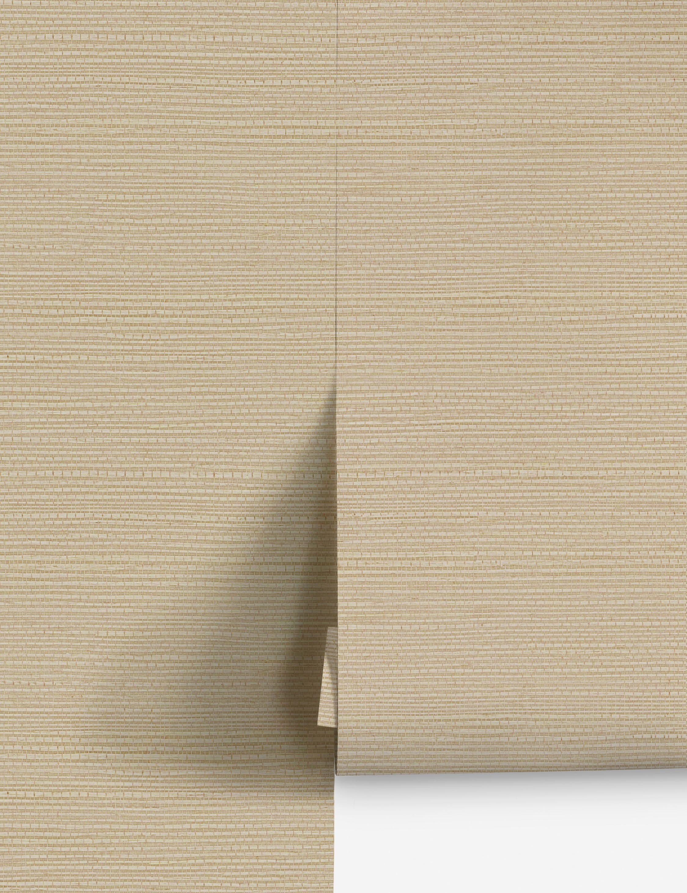 Bela Grasscloth Wallpaper | Woven Texture, Modern Palette
