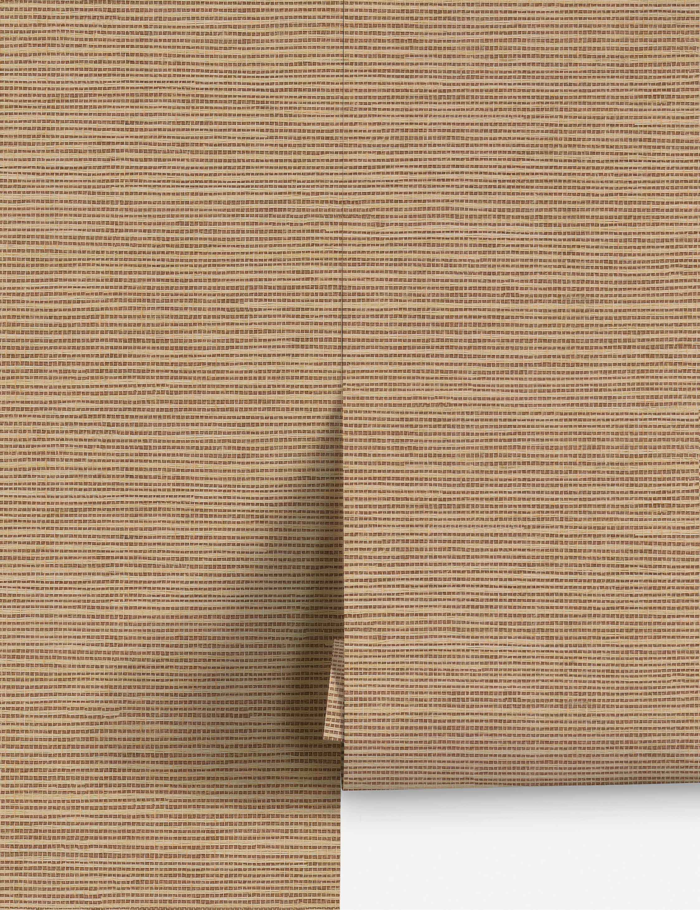 Bela Grasscloth Wallpaper | Woven Texture, Modern Palette