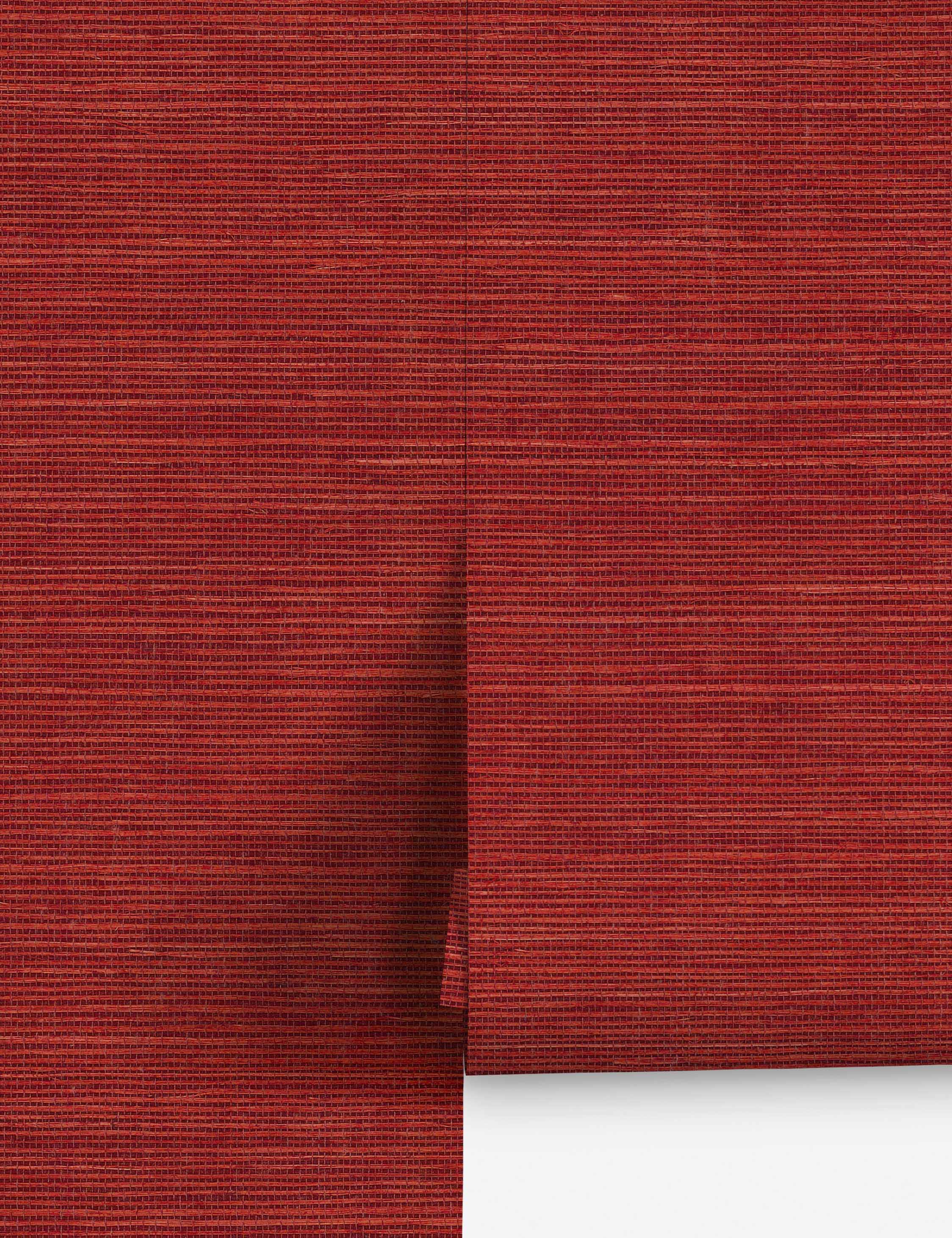 Bela Grasscloth Wallpaper | Woven Texture, Modern Palette