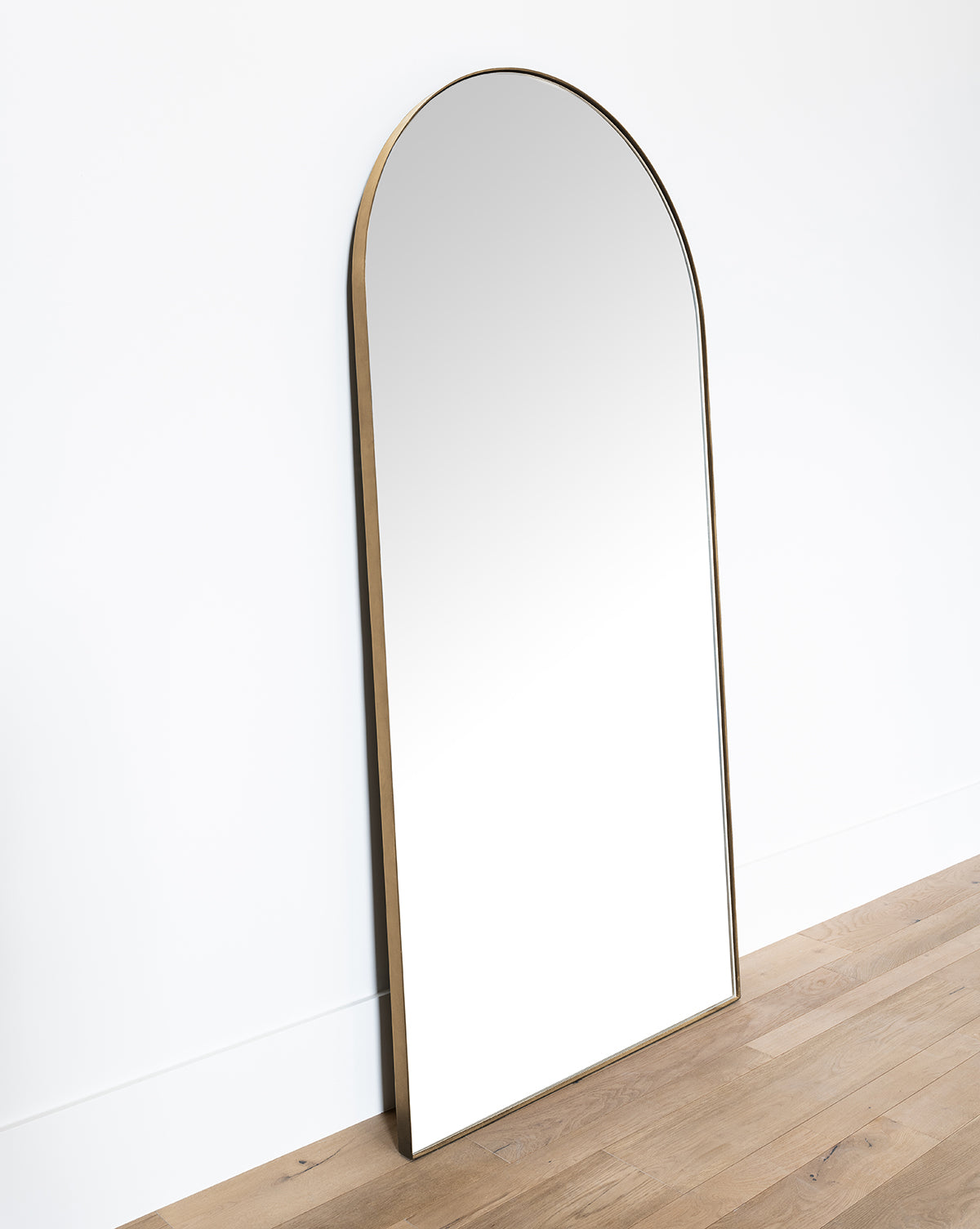 Gala Floor Mirror  Elegant Domed Top, 7 Feet Tall