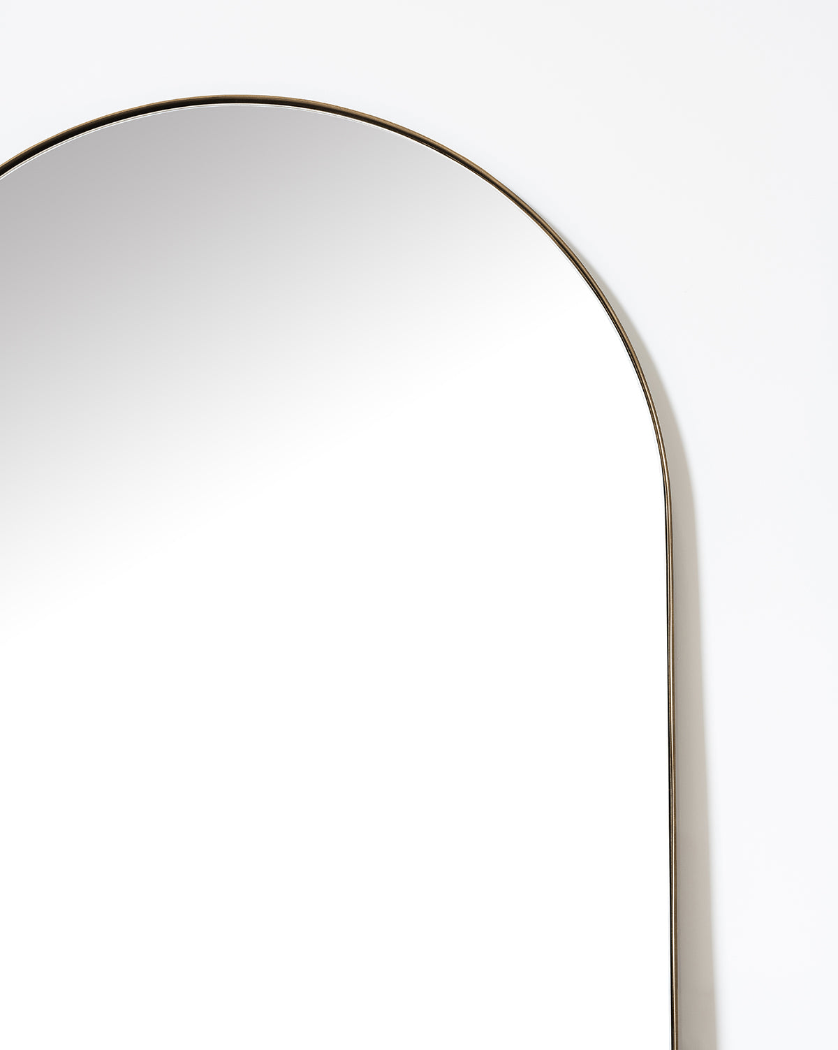 Gala Floor Mirror  Elegant Domed Top, 7 Feet Tall