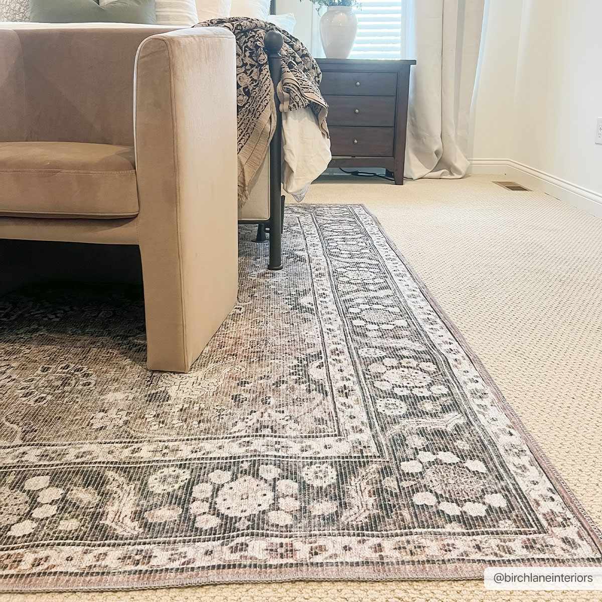 Gryo Washable Rug  Machine Woven, Pet Friendly, Traditional Style