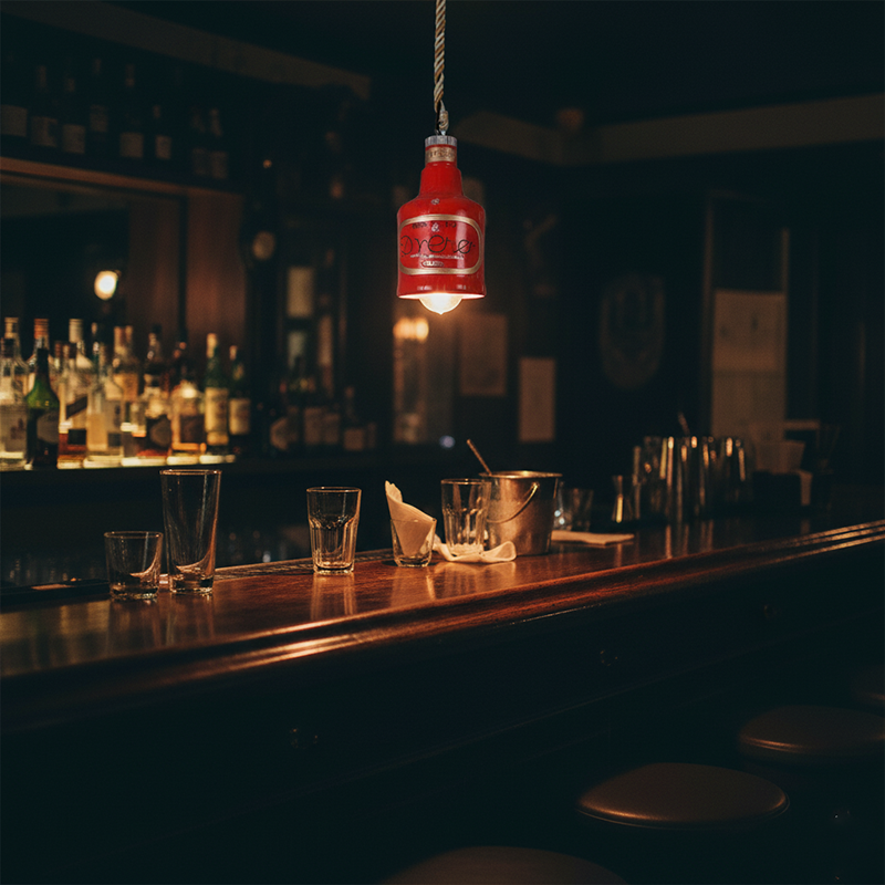 Modern Industrial Colorful Resin 1-Light Pendant Lamp